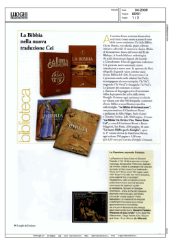 La Bibbia nella nuova