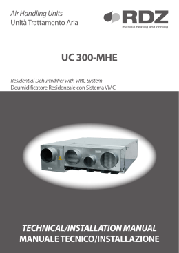 Manuale tecnico UC300-MHE