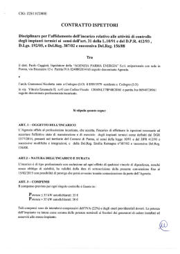 Contratto - Agenzia Parma Energia