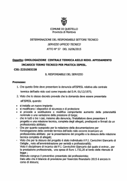 ATTO N° 57 DEL 16/06/2015