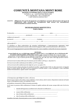 comunit montana mont rose - Regione Autonoma Valle d`Aosta