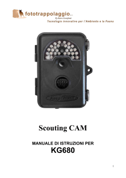 Scouting CAM KG680 - Fototrappolaggio.com