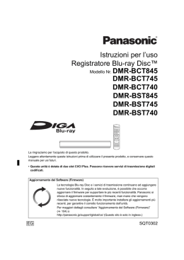 Istruzioni per l`uso Registratore Blu-ray Disc - Migros