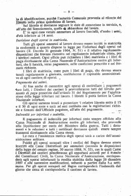 1" ` (tti) “nella prima quindicina di lavoro. v