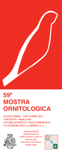 59ª MOSTRA ORNITOLOGICA