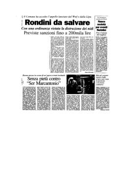 18 aprile 2000 - Rassegna Stampa