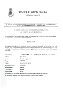 allegato - Comune di Lonate Pozzolo