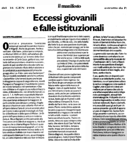 Eccessi giovanili e falle istituzionali