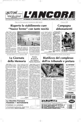 Numero 02 - L`ANCORA edicola