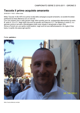 archivio news 01-07-2010 / 01-07-2011