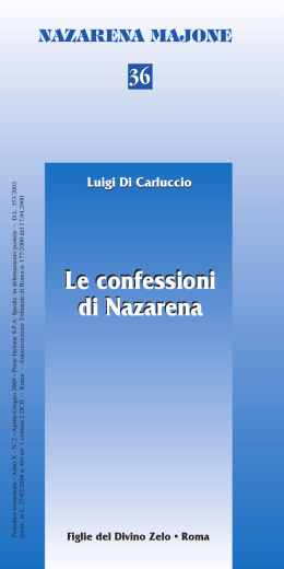 Le confessioni di Nazarena, Luigi Di Carluccio