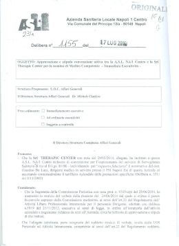 DELIBERA 1155 - ASL Napoli 1 Centro