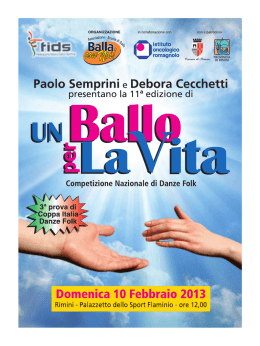 un ballo per la vita 2013