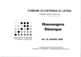 mecureo - Comune di Cisterna di Latina