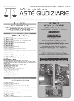 VENDITA ALL`AsTA - Astagiudiziaria.com