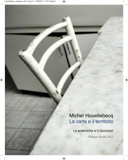 Michel Houellebecq La carta e il territorio