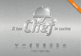 il tuo Chef in cucina. Design, tecnologia e funzionalità