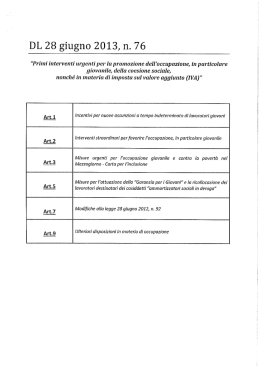 Scheda ANCE D.L. 76.2013