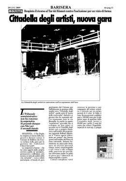 Stampa Rassegna (33 pagine)