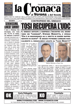 tosi recupera l`udc