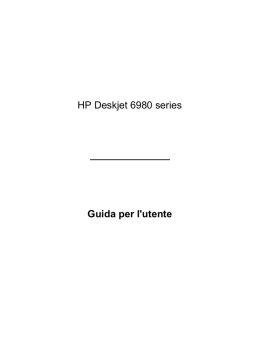 HP Deskjet 6980 series Guida per l`utente