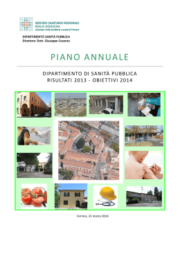 piano annuale - AUSL Ferrara