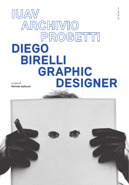 brochure della mostra Diego Birelli. Graphic designer