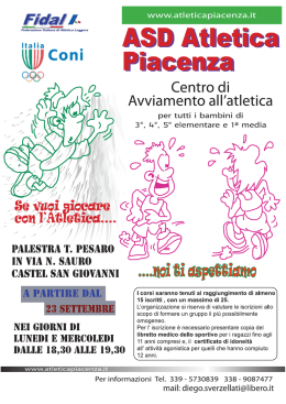 Volantino illustrativo