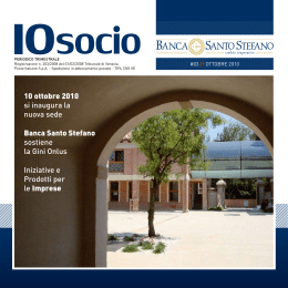 IOsocio 03/2010 - Banca Santo Stefano