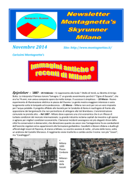 Novembre - Montagnetta`s Skyrunner