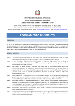 Versione PDF stampabile - Liceo Scientifico Nomentano