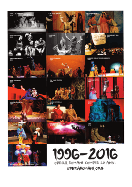 opera domani compie 20 anni!!!! - Istituto Comprensivo Centro 2