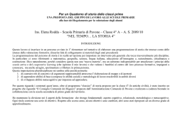 Ins. Elena Rodda &ndash; Scuola Primaria di Pavone &ndash; Classe 4&deg; A &ndash; A. S.