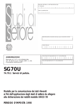 SG70U - pdf - Agenzia delle Entrate