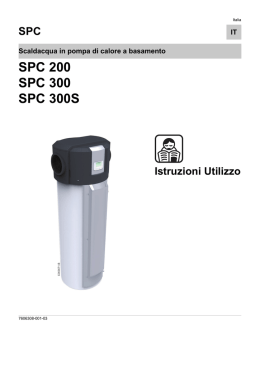 Manuale d`uso SPC