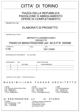 Manuale di Manutenzione