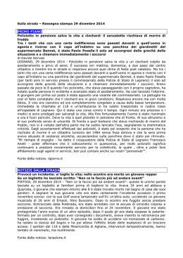 Leggi la rassegna del 29 dicembre 2014