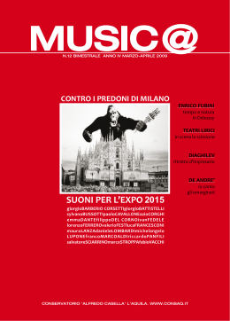 Music@ n.12 - Rivista completa - Conservatorio Alfredo Casella