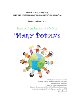 Programmazione Mary Poppins 2014-2015