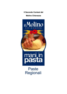 Il Secondo Contest del Molino Chiavazza