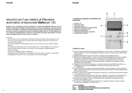 Scarica Manuale Uso - Safescan Shop Italia