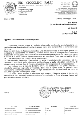CIRC 693 14 15 mag Vaccinazione