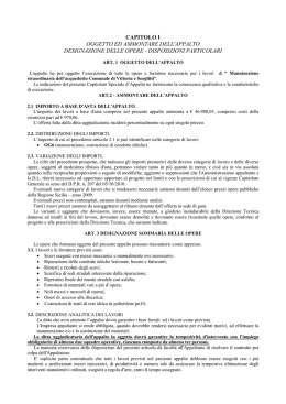 &ldquo;Lavori per la manutenzione straordinaria dell`Acquedotto