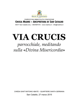 via crucis - Chiesa Madre