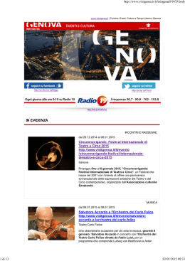 in evidenza - Visitgenoa.it