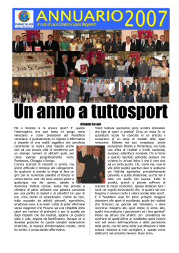 Annuario 2007 - Panathlon Club Venezia