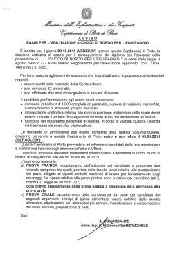 cuoco per l`equipaggio