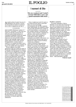 IL FOGLIO