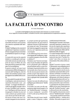 LA FACILIT&Agrave; D`INCONTRO di C. Bonasegale - N&deg; 19