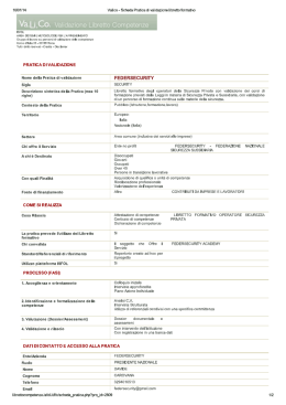 VELL&Igrave;_CO. Validazione Libretto` Competenze